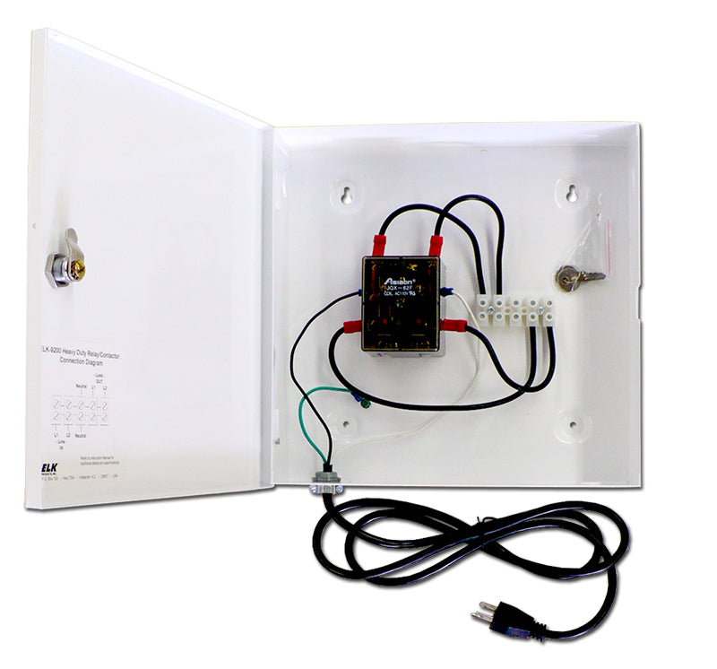 ELK-9200 -- HD Automation Relay, DPDT, 30A contacts, 110VAC input