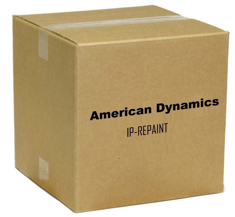 American Dynamics IP-REPAINT Illustra Pro Gen2 Repaint to Black Fee, Bubbled Domes Only, US/CAN
