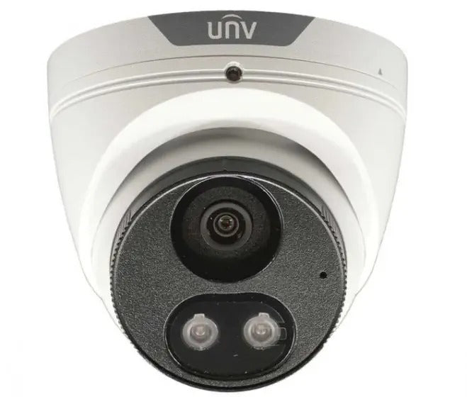 Uniview 2 Megapixel Network IR Outdoor Dome Camera with 2.8mm Lens - IPC3612SR3-ADF28KMC-DL