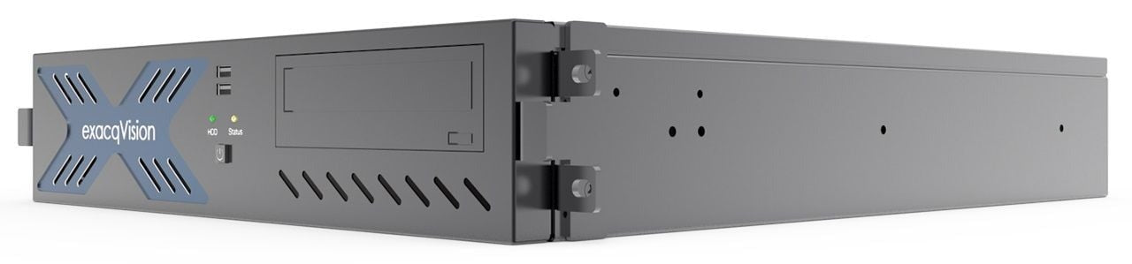 Exacq 3208-48T-F2A Hybrid 2U Front Accessible Recorder with 8 IP Cameras Licenses