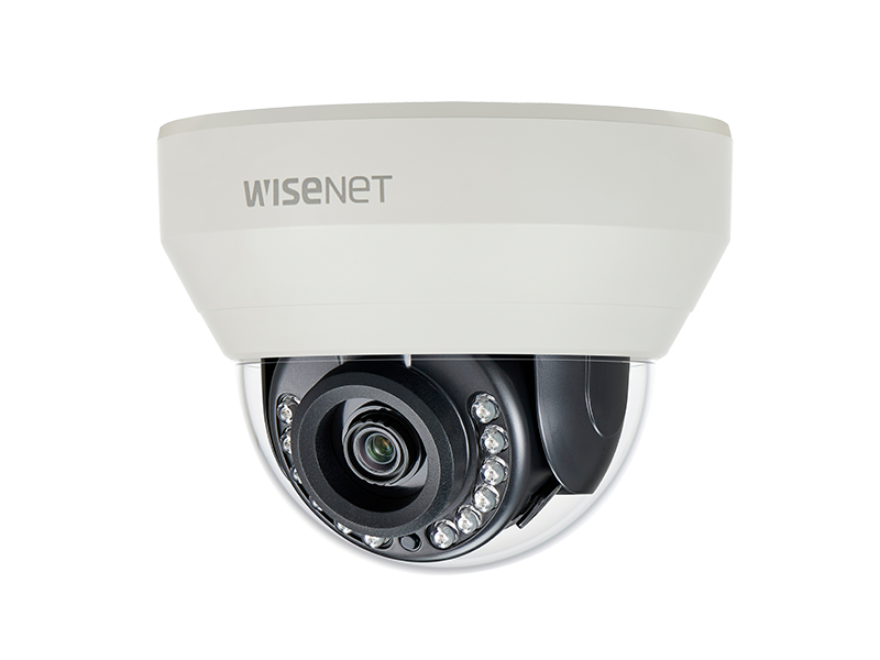 Hanwha Wisenet HCD-6020R – 2MP Dome Camera — Representative image: same-series model