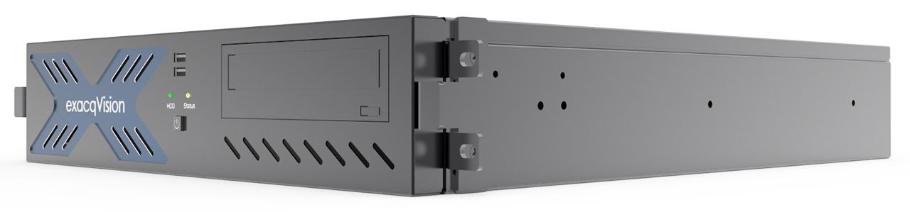 Exacq IP04-48T-F2AL-E IP 2U Front Accessible Recorder with 4 IP Cameras Licenses