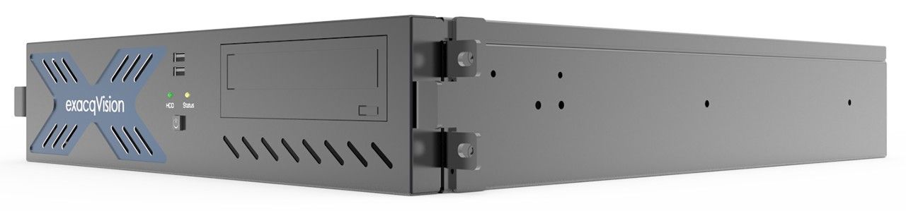 Exacq IP04-06T-R2A-E IP 2URecorder with 4 IP Cameras Licenses (64 max), 6TB HDD