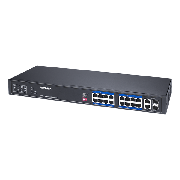 Vivotek AW-FGT-180P-250 - Unmanaged 8-Port 802.3at POE Switch