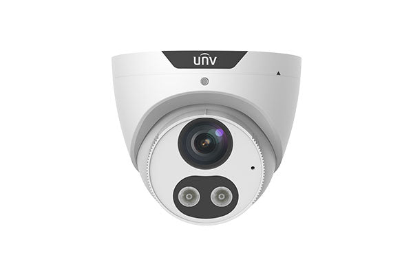 Uniview 8MP HD Intelligent Light and Audible Warning Fixed Eyeball Network Camera - IPC3618SB-ADF28KMC-I0