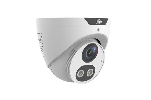 Uniview 5MP HD Intelligent Light and Audible Warning Fixed Eyeball Network Camera - IPC3615SB-ADF28KMC-I0