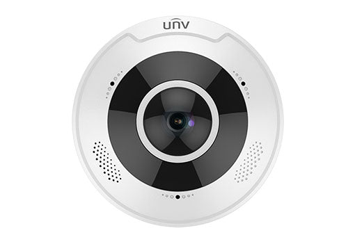 Uniview 12MP Ultra HD Infrared Vandal-resistant Fisheye Fixed Dome Camera - IPC86CEB-AF18KC-I0