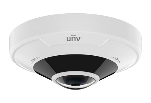 Uniview 12MP Ultra HD Infrared Vandal-resistant Fisheye Fixed Dome Camera - IPC86CEB-AF18KC-I0