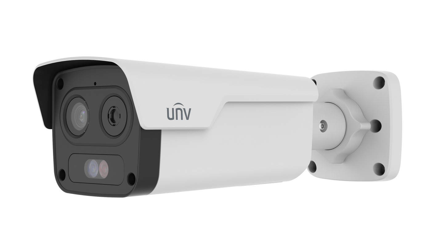 Uniview Thermal & Optical Dual-spectrum Bullet Network Camera - TIC2A32SA-F7-4F6AC-I1