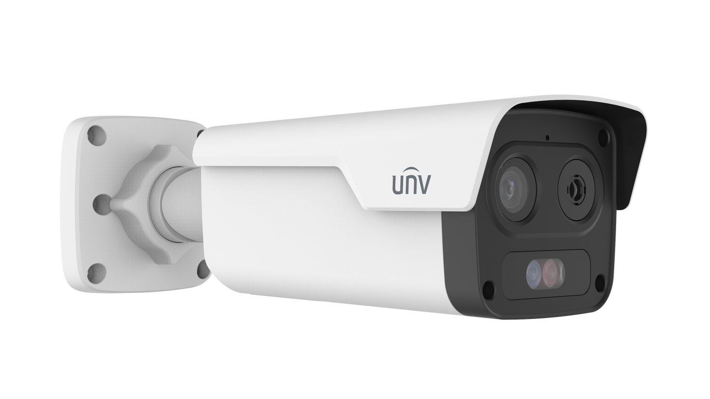 Uniview Thermal & Optical Dual-spectrum Bullet Network Camera - TIC2A32SA-F7-4F6AC-I1