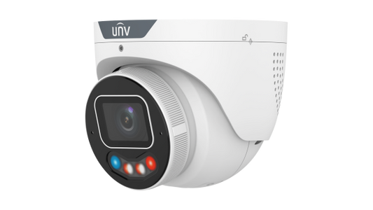 UNV IPC3634SE-ADZKMC-WP-I1 - UNV 4MP Tri-guard 3.0 Turret, 2.8-12mm(Wise-ISP, F1.0, Red&B