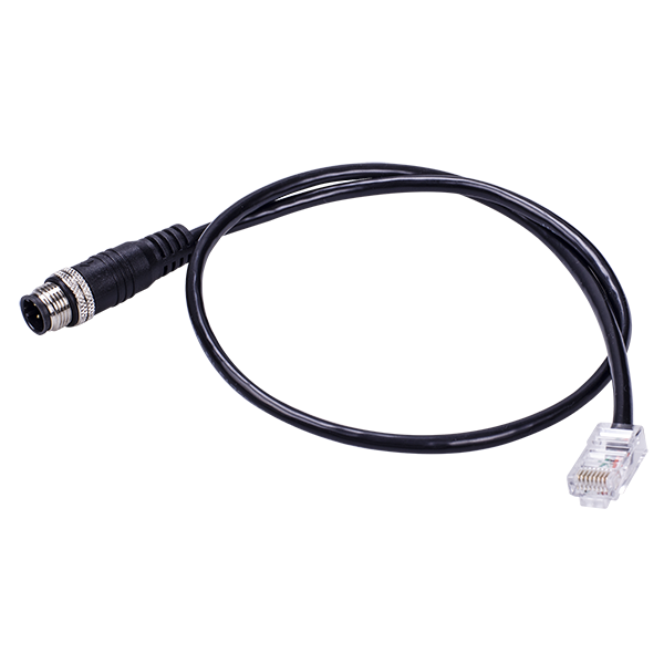 Vivotek M12(D Code 4-Pin Male) to RJ45 Cable (60cm) - AO-004