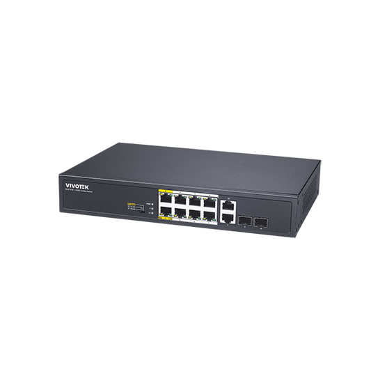 Vivotek 10 Ports Unmanaged PoE Swtich - AW-FGT-100D-120