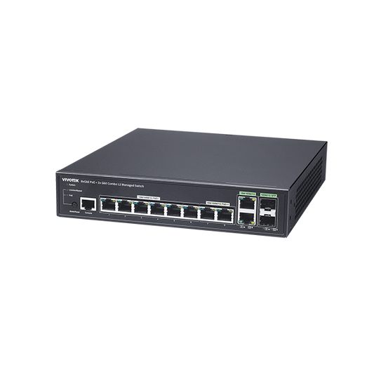 Vivotek 10 Ports VIVOCAM L2 Managed PoE Switch - AW-GEV-108A-130