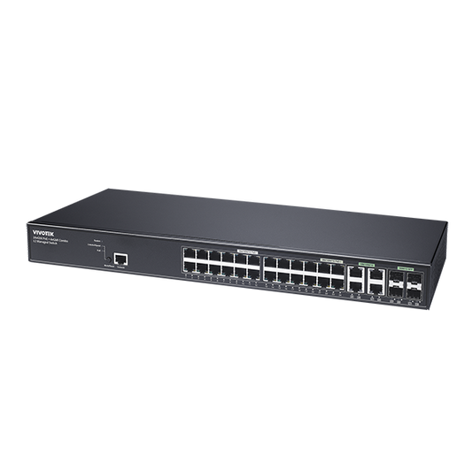 Vivotek 28 Ports VIVOCAM L2 Managed PoE Switch - AW-GEV-288A-370