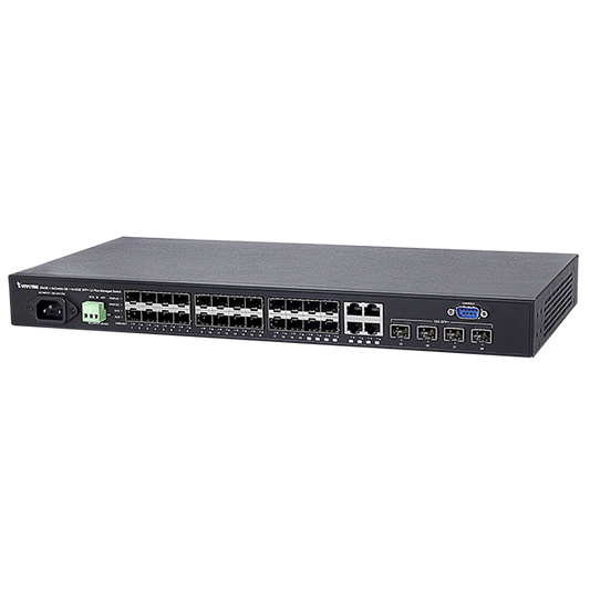 Vivotek 28 Ports VIVOCAM L2+ Managed Switch - AW-GTS-287A