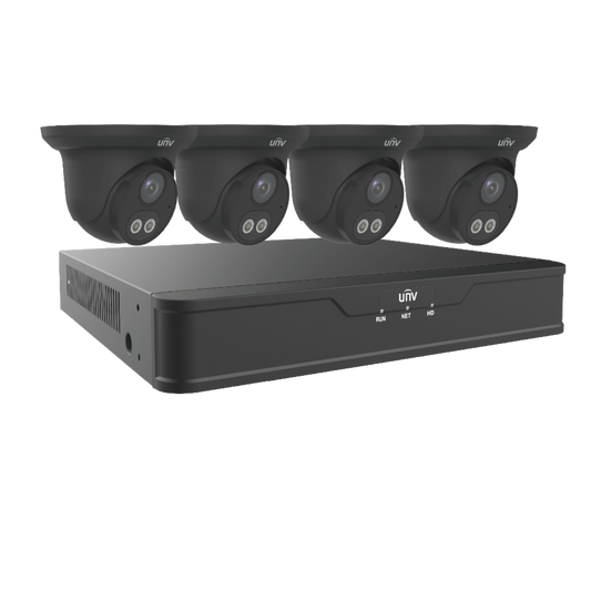 UNV EK-S31P4DLT44T1-BK - UNV 4+1 DL Kit 1TB HDD - Black Camera
