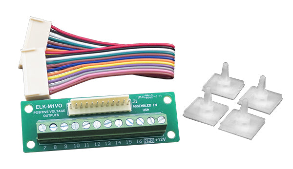 ELK-M1VO -- Voltage Out Board - Converts 12 Pin (J16) to Screw Terminals