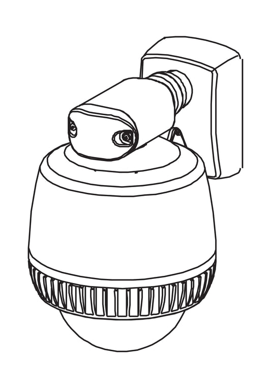 Exacq RHOLW - Wall Mount, 1 1/2 NPT, Long (23) for all Illustra/SDU PTZ's