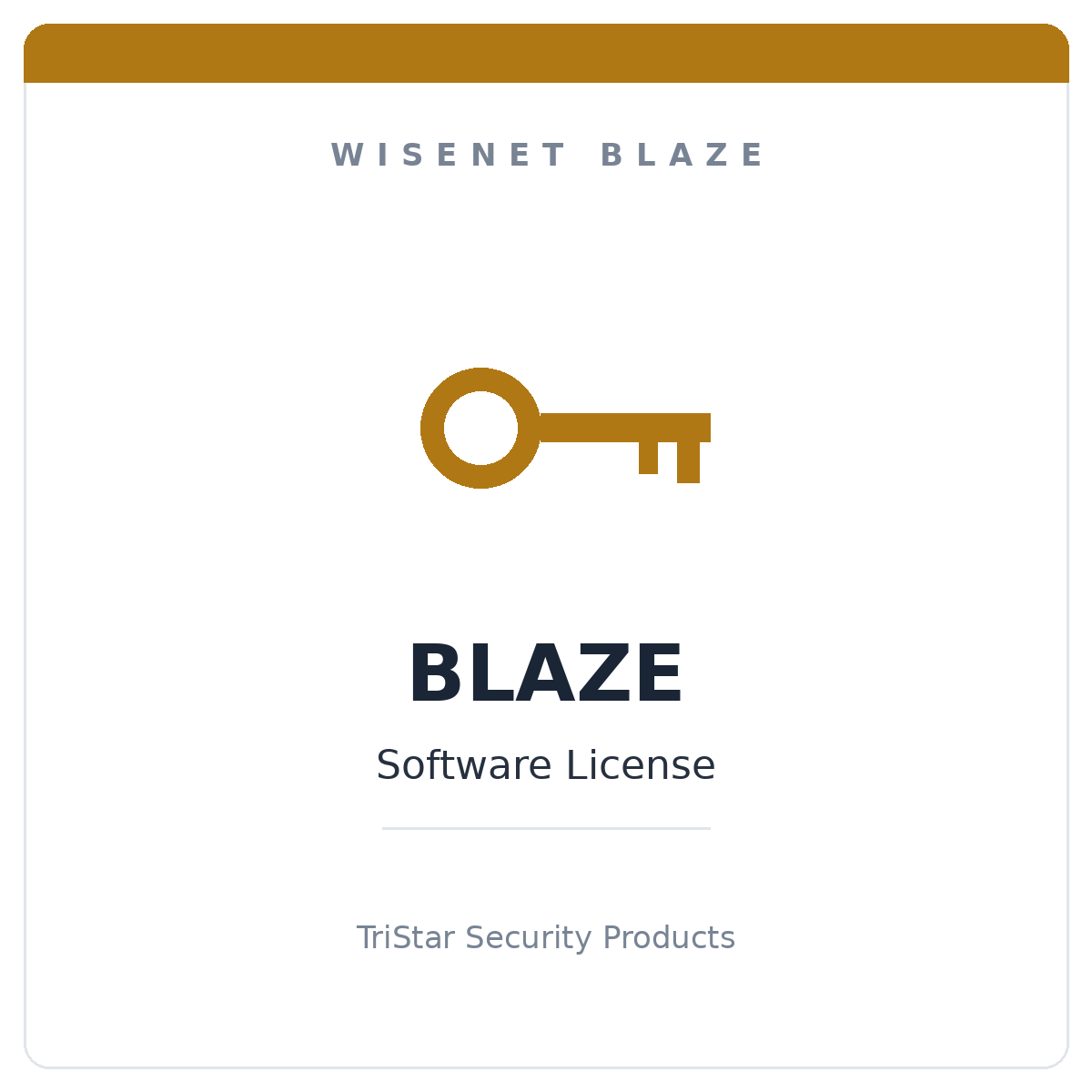 Hanwha Wisenet BLZ-PRM-SU3-01 - Software & License