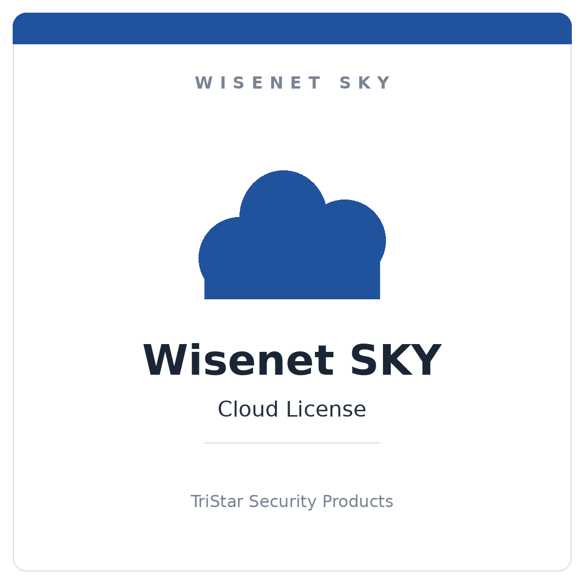 Hanwha Wisenet SKY-SU305-0 - Software & License