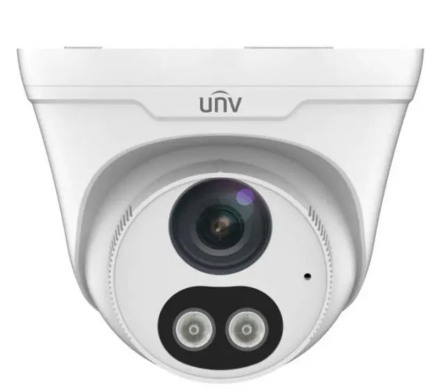 Uniview 2 Megapixel Network IR Outdoor Dome Camera with 4mm Lens - IPC3612SR3-ADF40KMC-DL