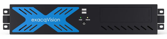 Exacq 1608-08T-R2AL-E Hybrid 2U Recorder with 8 IP Cameras Licenses