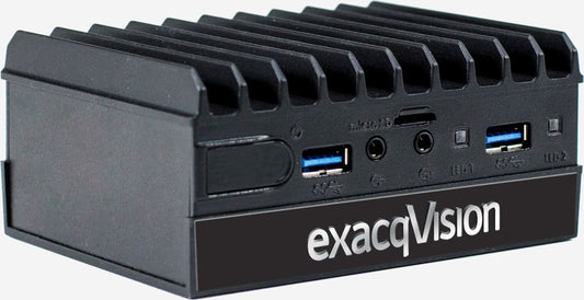 Exacq IP02-01T-GM Desktop Recorder with 2 Professional IP Cameras Licenses