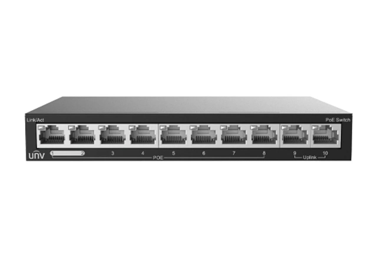 Uniview Ethernet 10 Port PoE Switch - NSW2020-10T-POE-IN