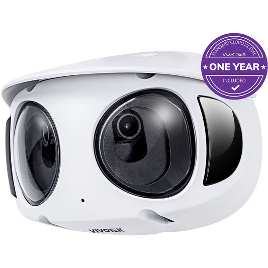 Vivotek 8 Megapixel Network Outdoor 180º - 360º Camera - MS930-EHV-1Y